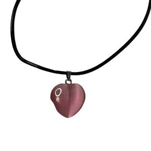 Crystal heart necklace